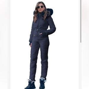 NWT Yousify Women’s Onesie Ski Suit Winter Outdoor Sports Waterproof Snowsuit